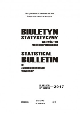 Biuletyn statystyczny województwa zachodniopomorskiego - III kwartał 2017