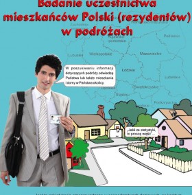 Badanie – Uczestnictwo mieszkańców Polski (rezydentów) w podróżach – Plakat