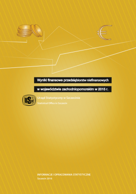 Financial results of nonfinancial enterprises in zachodniopomorskie voivodship in 2015