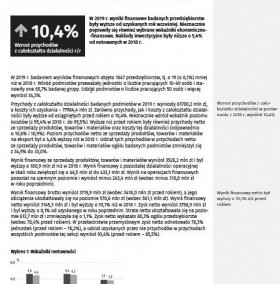 Wyniki finansowe przedsiębiorstw niefinansowych w województwie zachodniopomorskim w 2019 r.