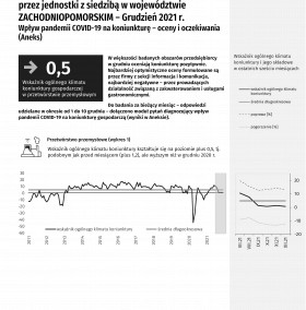 Koniunktura gospodarcza w województwie zachodniopomorskim w grudniu 2021 r.