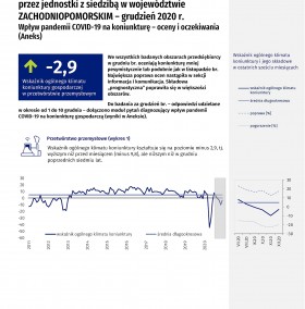 Koniunktura gospodarcza w województwie zachodniopomorskim w grudniu 2020 r.