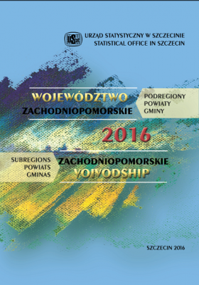 Województwo Zachodniopomorskie 2016 - podregiony, powiaty, gminy
