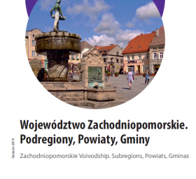 Województwo zachodniopomorskie. Podregiony, Powiaty, Gminy 2019