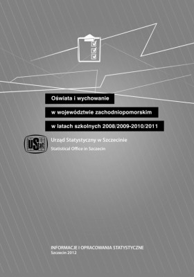 Oświata i wychowanie w województwie zachodniopomorskim w latach 2008/2009-2010/2011
