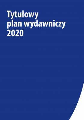 Tytułowy Plan Wydawniczy Urzędu Statystycznego w Szczecinie 2020 r.