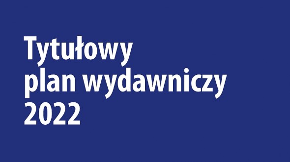 Tytułowy Plan Wydawniczy Urzędu Statystycznego w Szczecinie  2022 r.