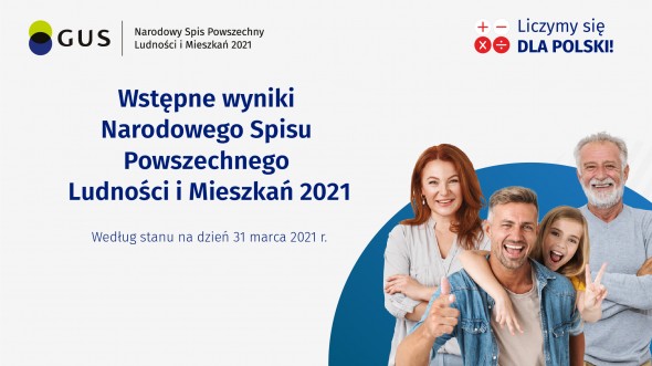 Wstępne wyniki Narodowego Spisu Powszechnego Ludności i Mieszkań 2021!